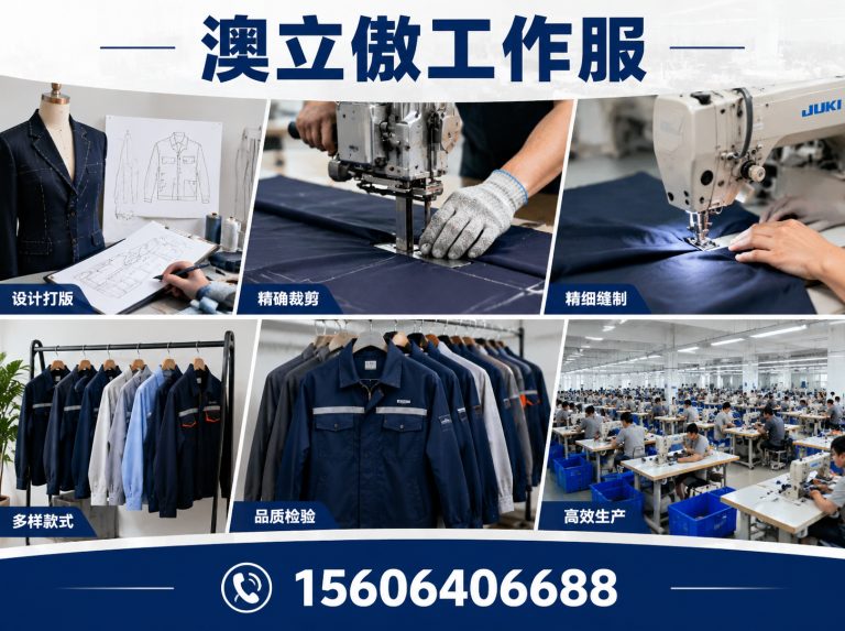 历下区职业装服装厂展示图